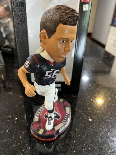 Houston Texans 2012 Brian Cushing Action Pennant Base bobblehead Foco - Picture 2 of 6
