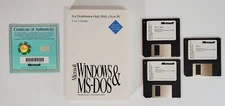 Microsoft Windows 3.1 & MS-DOS 6.22 Operating System & Book 3.5 Disks COA