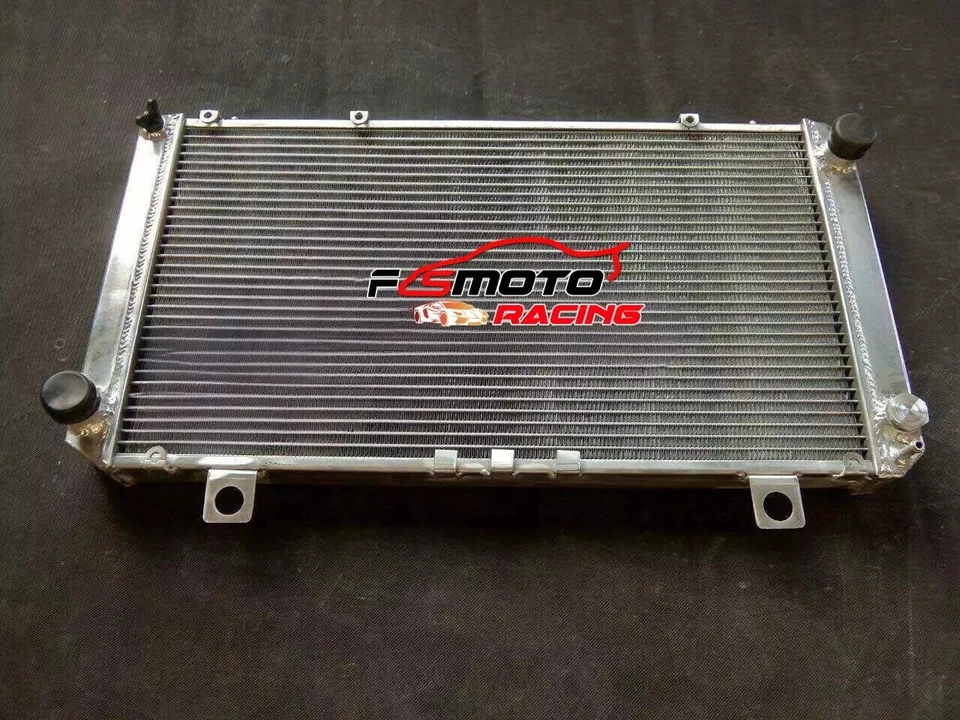 Radiador de alumínio + ventiladores para 1979-1993 SAAB 900 2.0 B202 TURBO MT 92 91 90 89 - Imagem 2 de 4