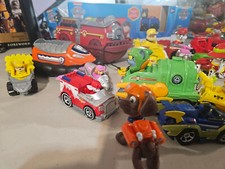Paw Patrol Large Lot Vehicles Figures Diecast Play-Mat  More