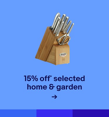 15% off* selected home & garden