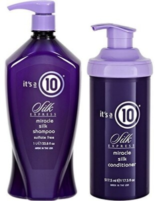 #ad #ad It#x27;s a 10 Ten Miracle Silk Express DUO: Shampoo 33.8 Oz amp; Conditioner 17.5 Oz $59.99