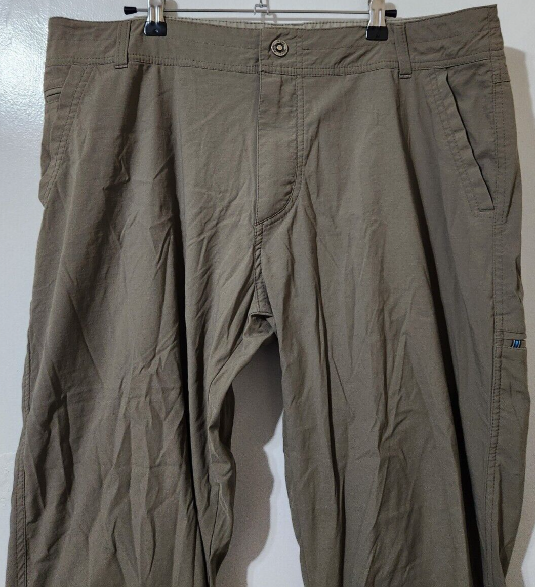 Kuhl Pants Men 38x32 Performance Tech Utility Pockets Articulated Knee Stretch