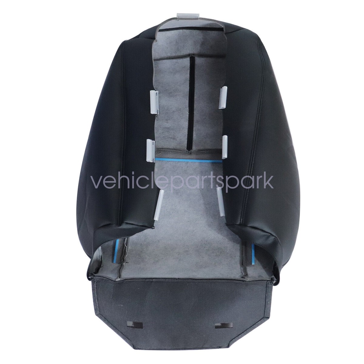 For 2007 Chevy Trailblazer LT LS Driver Side Bottom Leather Seat Cover In Black - Foto 5