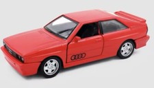 Modellino auto in lega 1:36 1980 Audi Quattro simulazione auto d'epoca giocattolo pressofuso