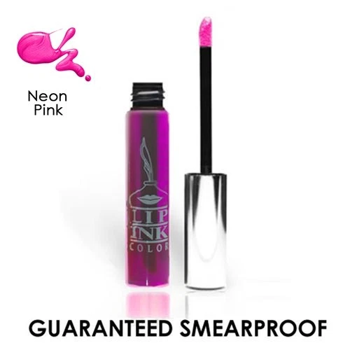 LIP INK Organic Smearproof LipGel Lipstick - Neon Pink