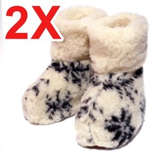 2X PAIRS WARMING SLIPPERS / Kids / Unisex / SNOWFLAKES / FREE SHIPPING