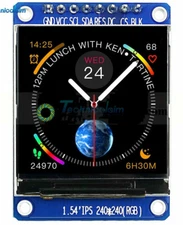 TFT IPS LCD Display Module 1.54"" 240x240 SPI ST7789 for Arduino Raspberry Pi-