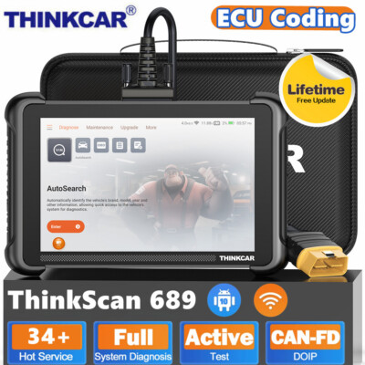 ThinkScan 689 Bidirectional Scanner Full System Auto Diagnostic Tool V.AG Guided