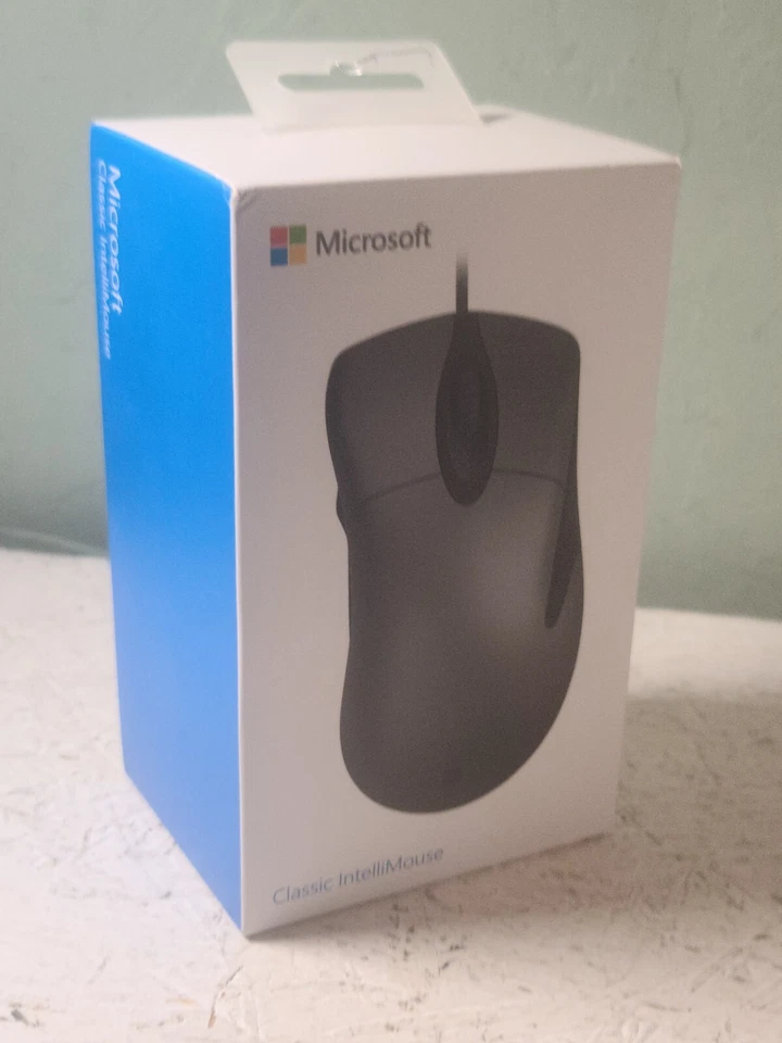 Microsoft Classic IntelliMouse 1833 Blue rack Technology 3-Customizable Buttons - Image 3 of 4