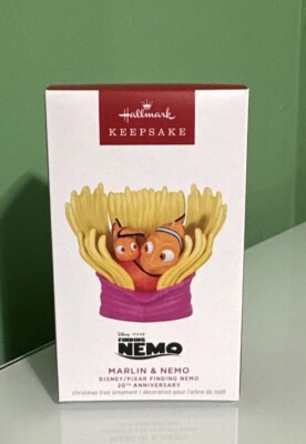 Hallmark Disney Pixar Ornament Finding NEMO 20th Anniversary  Marlin & Nemo New