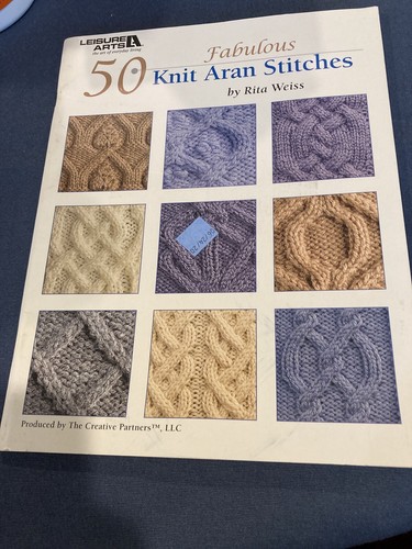 50 Knit Aran Stitches Leisure Arts 4530 