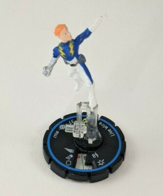 Live Wire E Heroclix DC Cosmic Justice Figure #047 Wizkids 2003 Experienced LoSH
