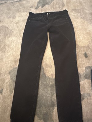 Pantalon En Velours Côtelé Noir Crewcuts Fille Taille 6 - Occasion Très Bon état