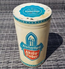 Gro&szlig;e alte Blechdose Klosterfau Aktiv Puder Arzt Krankenhaus Deko Dekoration