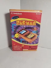 PAC-MAN RADIO SHACK HANDHELD CLASSIC ARCADE GAME SYSTEM VIDEO GAME WITH BOX 
