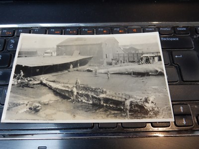 WAL WALFANGINDUSTRIE ORIGINAL POSTKARTE WO ?  ANNOTATED REVERSE /FLENSING