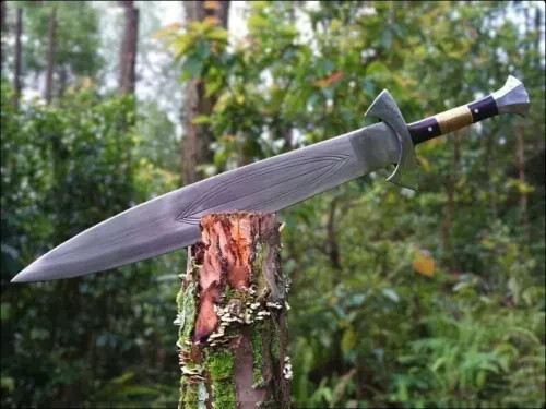 Custom Handmade Carbon Steel Blade Modern Blade Viking Sword | Hunting 32 inches - Picture 1 of 7