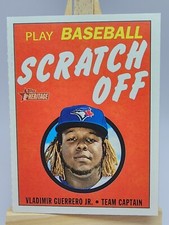 Vladimir Guerrero Jr 2020 Topps Heritage 1971 Scratch-Offs #4 Toronto Blue Jays