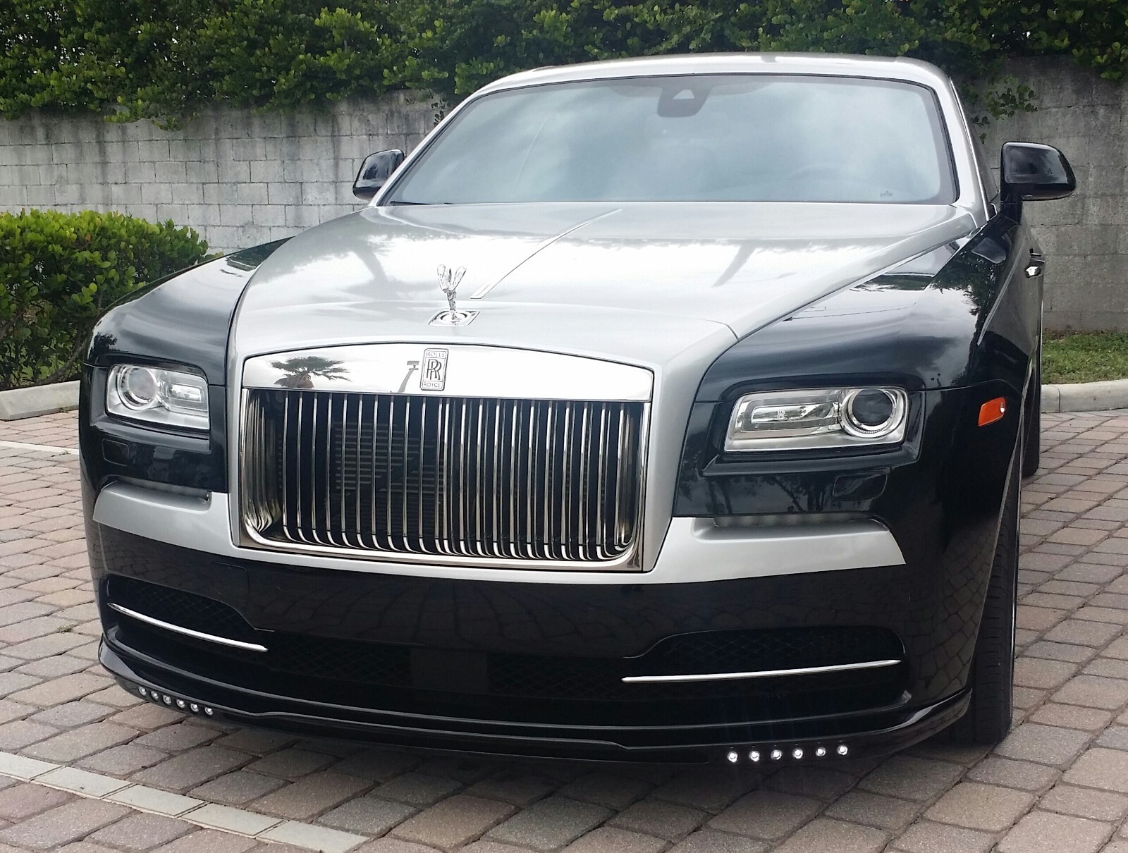 Rolls-Royce Wraith 2013-18 LUXE-GT Front Spoiler with LED Lights NEW Made in USA