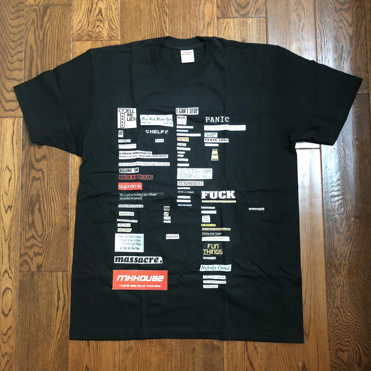Supreme cut outs tee hotsell