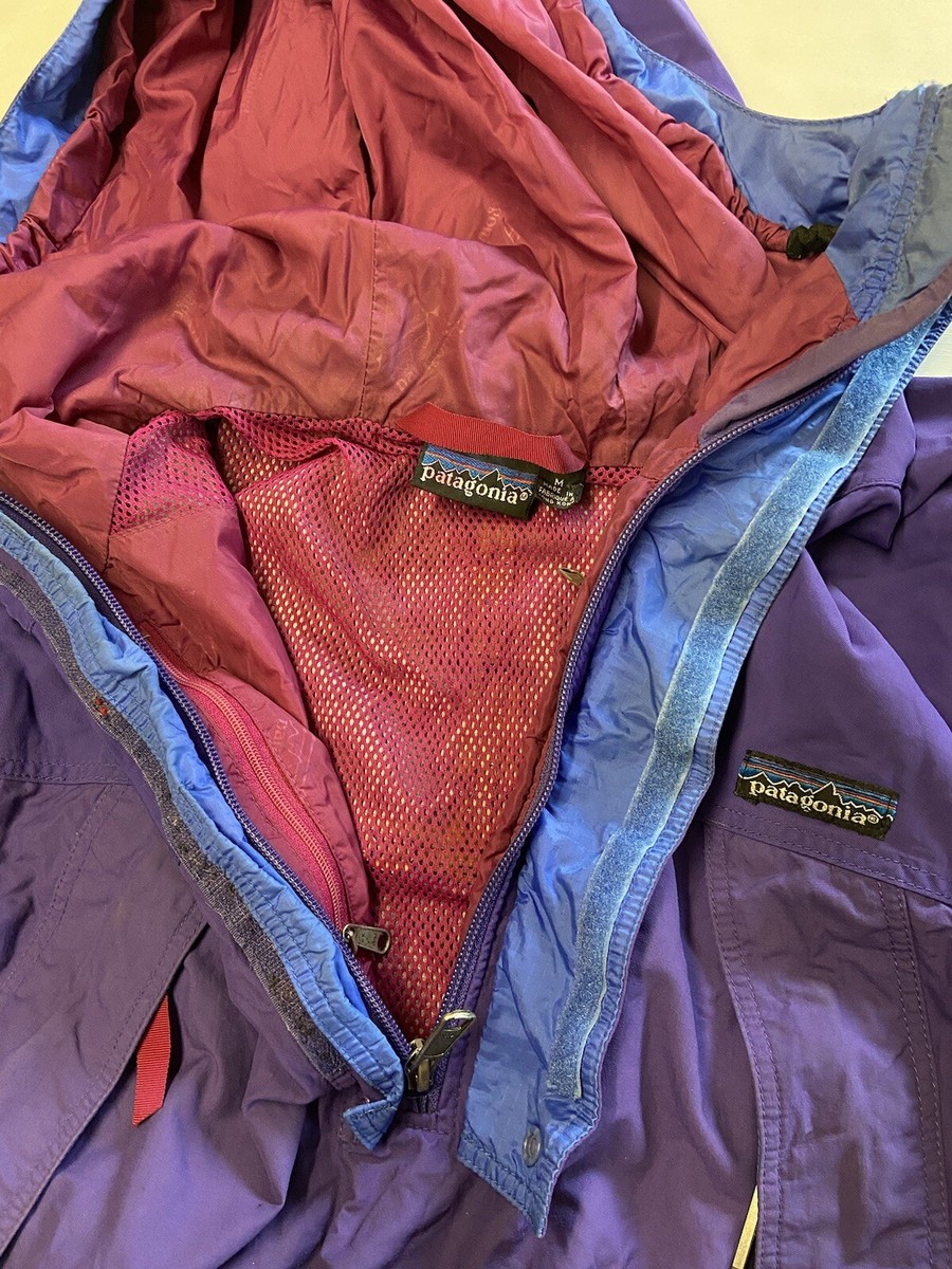 Womens PATAGONIA Purple Vintage 90s Lined 1/4 Zip Nylon Womens PATAGONIA Purple Vintage 90s Lined 1/4 Zip Nylon
