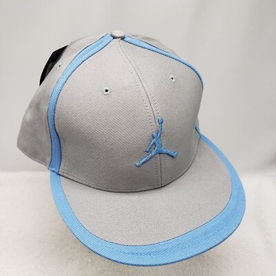 Air Jordan Carmelo Anthony Grey Blue Fitted Hat Cap Sample 2006 Size 7 7/8 NWTs 