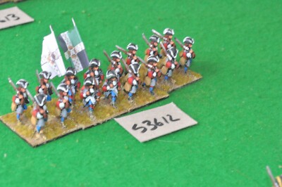 25mm Marlburian / French - Regt 16 Figs - (53612)