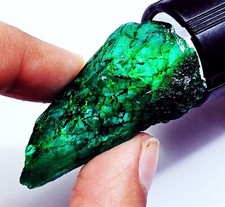 110.00 Ct Natural Green Quartz Rough Certified Loose Gemstone With Free Gift