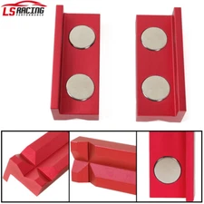 1 Pair Aluminum Vise Jaws fits For Holding AN Fitting Adapter Length 101mm 4"