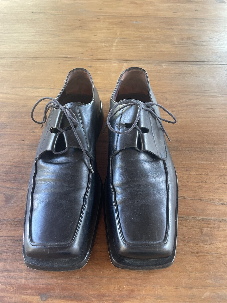 Cesare Paciotti men\'s shoes size 9 CESARE PACIOTTI ITALY BLACK LEATHER STRAP DRIVER MEN SLIP ON  main image 2