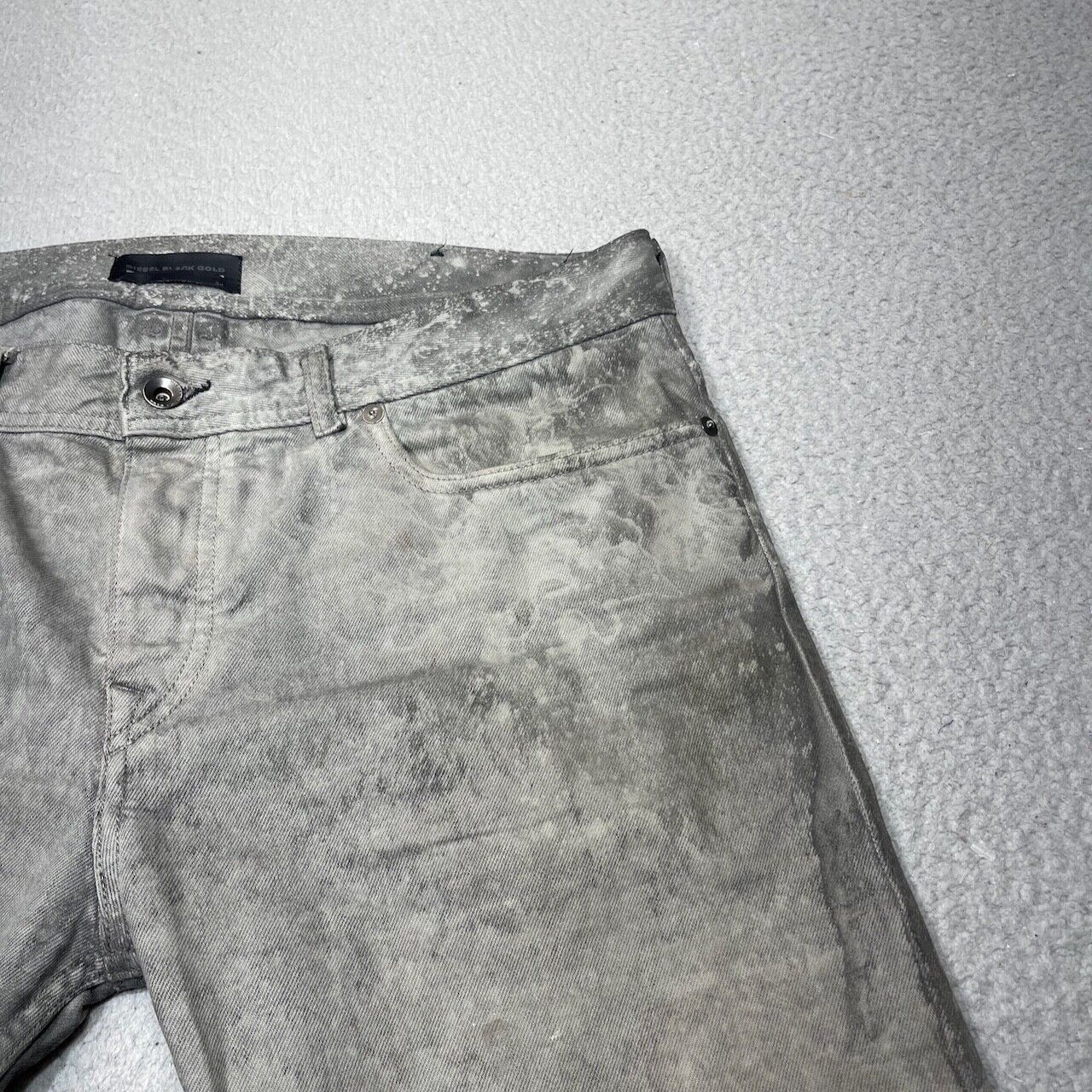 Diesel Jeans Mens 34x33 Gray Slim Type 2510 Black… - image 13