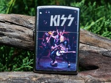 KISS Alive Album Cover Zippo Lighter - Paul Stanley - Gene Simmons - Rare - Rock