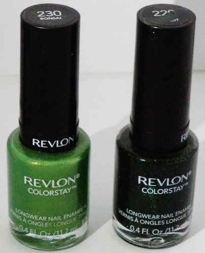2 Farben Revlon Colorstay Longwear Nagellack Nagellack RAIN FOREST & BONSAI