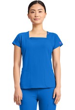 Royal Med Couture AMP Scrub Square Neck Top MC704 ROYL