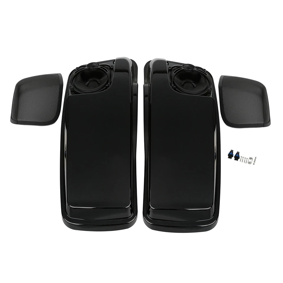 Hard Saddlebag Lids 5"X7" Speakers Fit For Harley Touring Street Glide 2014-2023 - Image 3 of 4