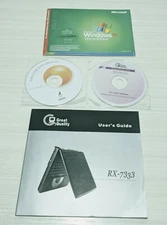 Manual & SEALED Recovery Disk Set from Great Quality Laptop RX-7333 Windows XP