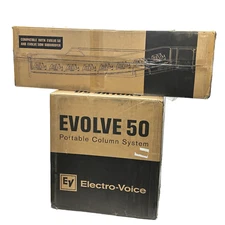 EV Electro-Voice Evolve 50 Powered Column Speaker Array w/12" Sub Subwoofer Open