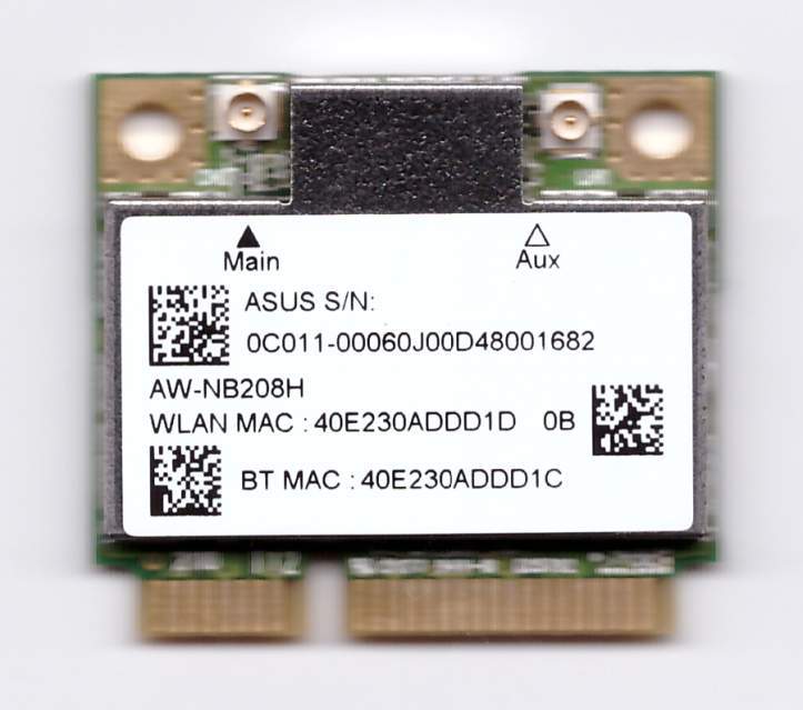 ASUS R554l Series Laptop Wireless WiFi Card Aw-nb208h for sale online ...