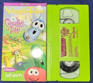 veggietales a snoodle's tale vhs