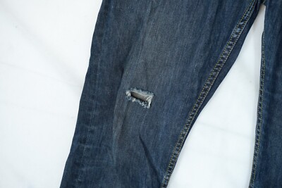 Diesel Safado Blue Distressed Straight Leg Denim Jeans W34 L30 | eBay