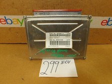 2000 PONTIAC GRAND PRIX #299 Engine Computer ECM ECU 09380717