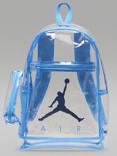 JORDAN Jumpman Clear School BACKPACK  PENCIL CASE Adjustable Straps 9A0771 RR