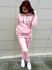 Hooded Fashionable Fleece Sweatsuit