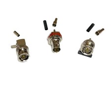 75oHM BNC Male Female Angl for RG316 RG174 RG179 LMR100 Cable Straight Connector