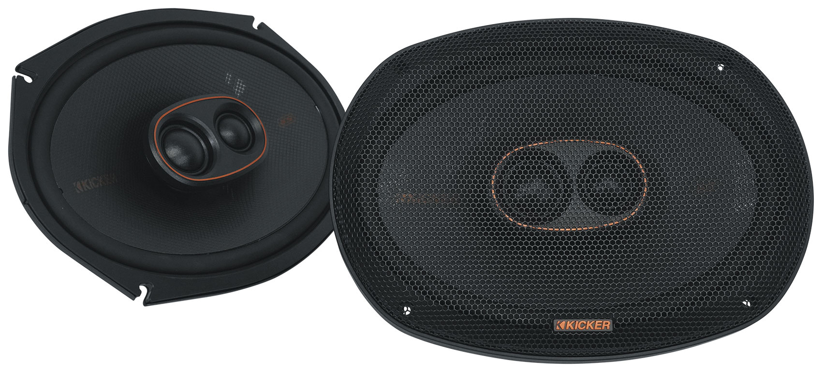 Пара автомобильных аудиосистем Kicker 51KSS6904 6x9 компонентных 2 51KSSC69304 коаксиальных динамиков