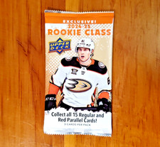 1 Sealed 2024-25 Upper Deck Series One Hockey 3 Card Rookie Class Insert Pack