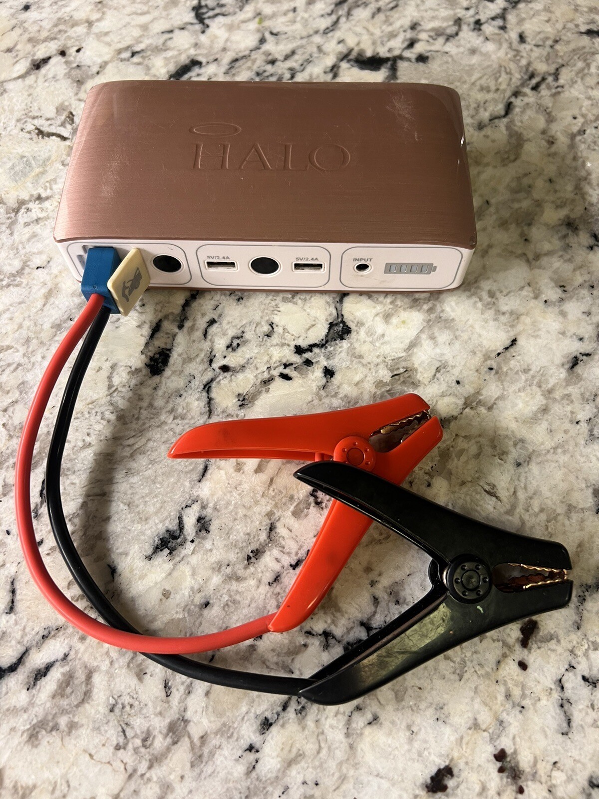 Halo Bolt 58830 mWh Portable Phone Laptop Charger Car Jump Starter With