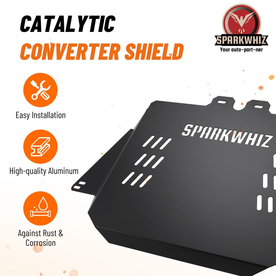 NEW Catalytic Converter Protection Shield Antitheft For 20162022