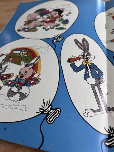 Vintage Bugs Bunny & Friends Counted Cross Stitch Paragon Needlecraft book 5083 - Picture 4 of 6